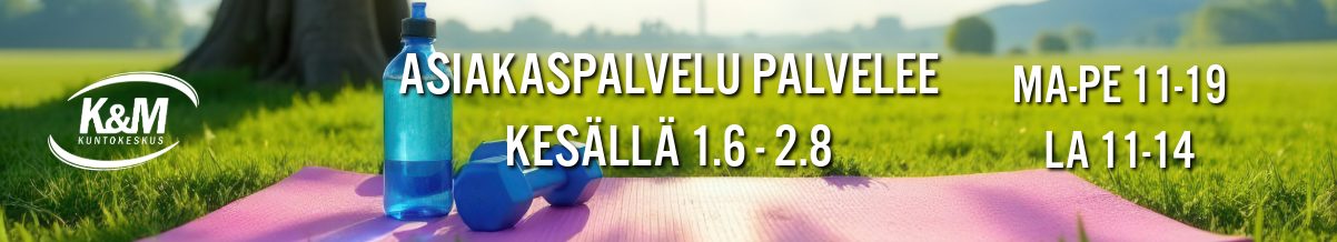 Kesän asiakaspalveluajat 1.6.–2.8.2026